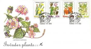 Ciskei - 1993 Invader Plants FDC SG 236-239