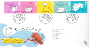 GB 2004 Entertaining Envelopes/Greetings Issue - Royal Mail FDC  