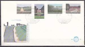 Netherlands, Scott cat. B560-B563. Nature Preserves issue. First day cover. ^