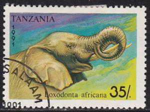 Tanzania 796 African Elephant 1991