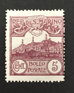 San Marino 1925 #44, Numerals, Unused/MH.