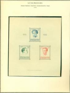 LUXEMBOURG COLLECTION 1852–1972 on Scott Specialty pgs, Hinged & Used, Sc$3,120