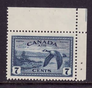 Canada-Sc#C9-Unused 7c deep blue Air Mail-og-NH-1946-Cdn552-