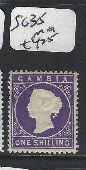 GAMBIA  (P0607B)  QV  1/-  SG  35  MOG