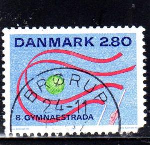 DENMARK #840  1987 8TH GYMNAESTRADA HERNING       F-VF  USED