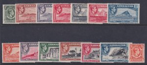 Gibraltar, Scott 107-118 (SG 121-131), MLH/HR (Perf 13)