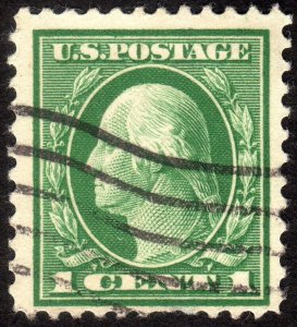 1917, US 1c, Washington, Used, Sc 498