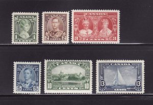 Canada 211-216 Set MH Various (B)