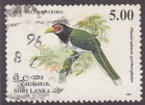 Sri Lanka 1081 Red Faced Malkoha 1993