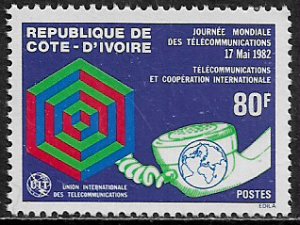 Ivory Coast #630 MNH Stamp - Telecommunications Day