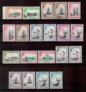 SWAZILAND 1961 SG 65/77a & Extras MNH Cat £128