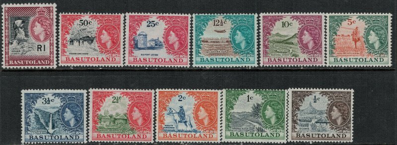 Basutoland 1961-1963 SC 72-82 Mint/MNH  SCV$ 117.00 Set