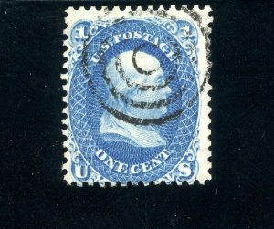 Scott 102 FVF US Used 1875 Re-Issue Bank Note Rare SCV $1750