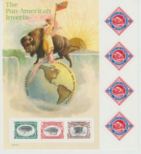 U.S.  Scott# 3505 2001 The Pan-American Inverts Issue MNH S/S #1