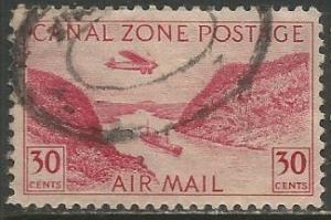 U.S. Scott #C12 Canal Zone Stamp - Used Single