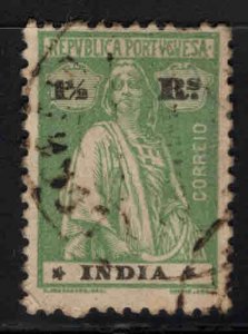 Portuguese India Scott 358 Used Ceres stamp