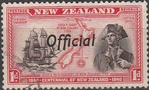 New Zealand, #O77  Used From 1940