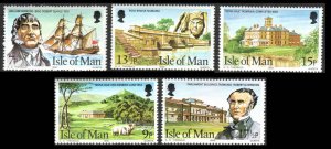 Great Britain - Isle of Man  #177-181  Mint NH CV $2.05