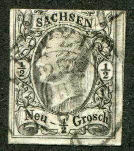 Saxony    SC.# 9 used