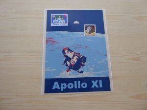 New Apollo 11 Pop Art Photograph  8 x 11  with Yemen and Burundi Stamps