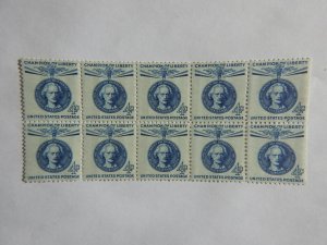 U. S. #1159  MINT Block of 10  OG  NH