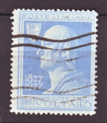 J22552 Jlstamps 1927 italy hv of set used #191 volta