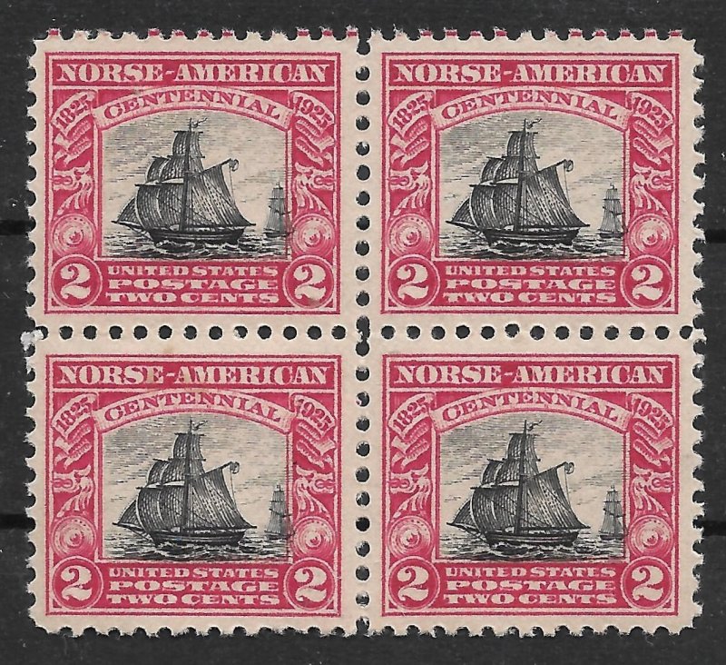 Doyle's_Stamps: MH/NH 1925 Norse American Block Set Scott #620** & #621*