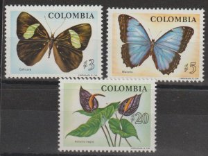 Colombia SC 842-844 Mint Never Hinged