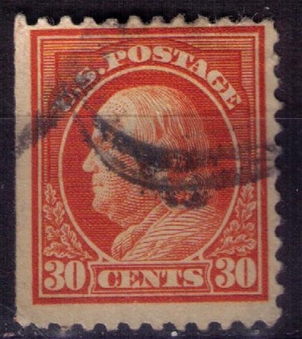 US Sc #516 USED ORG RED 30c Very Fine