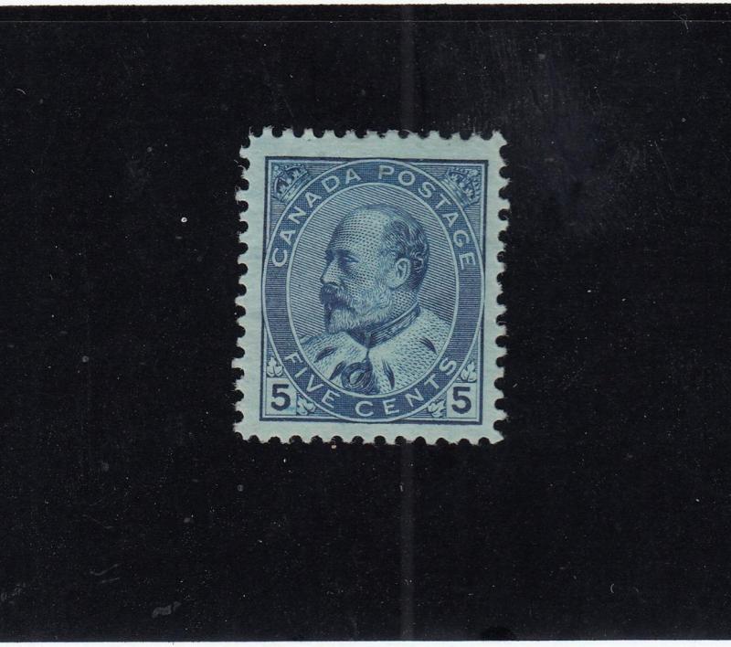 CANADA # 91 VF-MLH/MH? 5cts BLUE KEV11 CAT VALUE $400