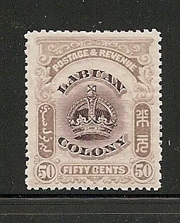 Labuan mint Scott cat.# 108