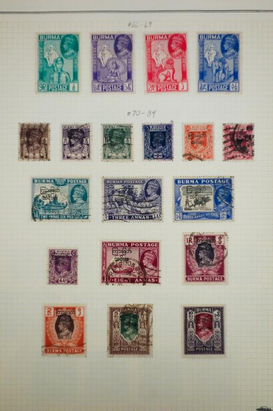 Burma Tough to Find Stamp Collection