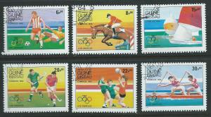 Guinea Bissau Scott 571-576  NHCTO  Short set  Olympics