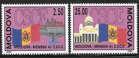 Moldova 63 - 64 mnh 2013 SCV $5.50   - 5041