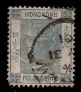 Hong Kong Scott 38 Used CC Wmk 1 Nice cancel