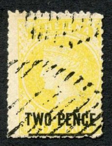 St Helena Two Pence yellow Forgery 