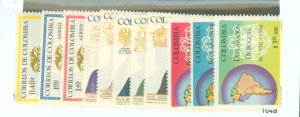 Colombia #762/C488  Single (Complete Set)