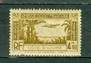 IVORY COAST  1940 AIR  #C4   MINT NO THINS