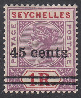 Seychelles 36 MVLH CV $9.50