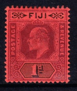 Fiji 1903 KEVII 1d Mint MH SG 105 CV £20