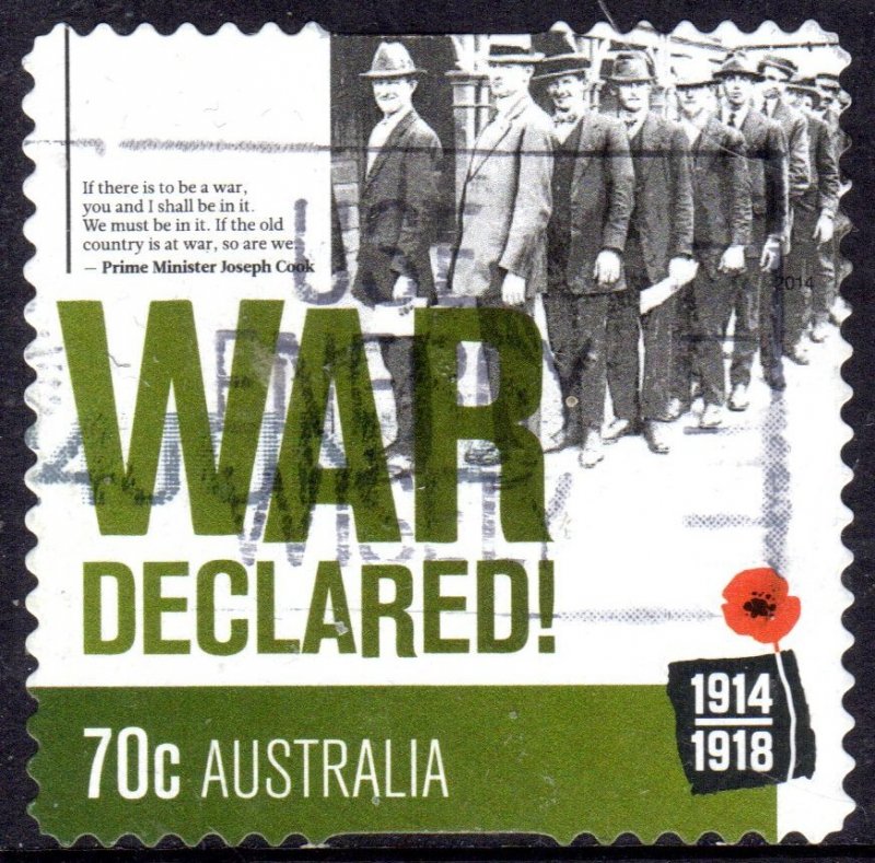 AUSTRALIA..2014 WORLD WAR ONE USED