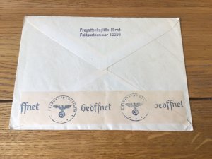 Germany 1942 censor tape Field post  post cover A17531