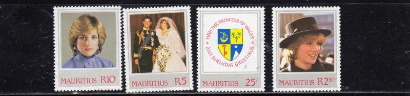 Mauritis Royal Wedding MNH