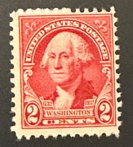 Scott#: 707 - Washington at 64 2c 1932 Single Stamp MNHOG - Lot 3