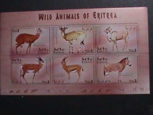​ERITREA -2001 SC#352 RARE WILD ANIMALS-MNH S/S -VF WE SHIP TO WORLD WIDE