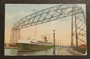 1924 Picture Postcard Cover Steamship Huronic Memphis TN to Kingfisher OH