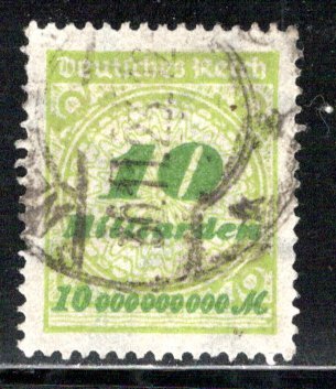 Germany Reich Scott # 297, used, exp h/s