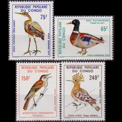 CONGO PR. 1978 - Scott# C240-3 Birds Set of 4 NH