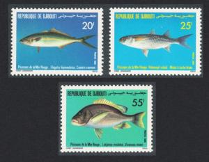 Djibouti Red Sea Fish 3v SG#980-982