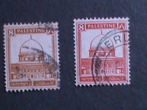 ​PALESTINE-1927- SC#64 ERROR?-COLOR DIFFERENT ? MOSQUE OF OMAR USED VF RARE